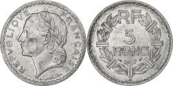 World Coins - France, 5 Francs, Lavrillier, 1947, Beaumont - Le Roger, Aluminum,
