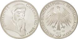 World Coins - Coin, GERMANY - FEDERAL REPUBLIC, 5 Mark, 1968, Karlsruhe, Germany,