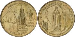 World Coins - France, Token, Premier Pélerinage de Jean-Paul II à Lourdes, 2004