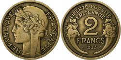 World Coins - France, 2 Francs, Morlon, 1933, Paris, Aluminum-Bronze, , Gadoury:535