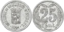 World Coins - France, Chambre de commerce d'Evreux, 25 Centimes, 1921, , Aluminium