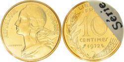 World Coins - Coin, France, Marianne, 10 Centimes, 1972, Paris, , Aluminum-Bronze