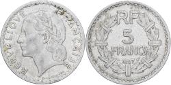 World Coins - France, 5 Francs, Lavrillier, 1947, Paris, Aluminum, , KM:M8