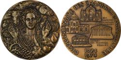World Coins - France, Medal, Cinquantenaire des Chambres d'Agriculture, 1974, Bronze