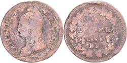 World Coins - Coin, France, Dupré, Decime, AN 8, Strasbourg, , Copper, Gadoury:187a