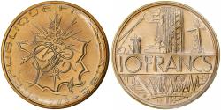 World Coins - Coin, France, Mathieu, 10 Francs, 1984, Paris, FDC, , Nickel-brass