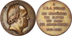 World Coins - France, Medal, J.B.A Dumas, Académie des Sciences, 1882, Alphée Dubois