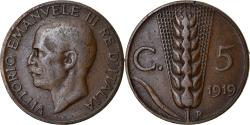 World Coins - Coin, Italy, Vittorio Emanuele III, 5 Centesimi, 1919, Rome, , Bronze