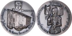 World Coins - France, Medal, Jeanne d'Arc, Héroïne de France, Domrémy, History, 1977, Lovy