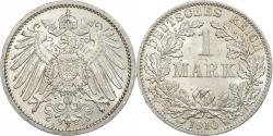World Coins - GERMANY - EMPIRE, Wilhelm II, Mark, 1910, Berlin, Silver, , KM:14