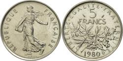 World Coins - Coin, France, Semeuse, 5 Francs, 1980, Paris, , Nickel Clad