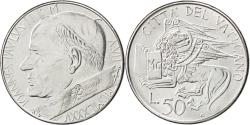 World Coins - Coin, VATICAN CITY, John Paul II, 50 Lire, 1985, , Stainless Steel, KM:187