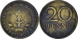 World Coins - Coin, GERMAN-DEMOCRATIC REPUBLIC, 20 Pfennig, 1969, Berlin, , Brass