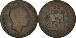 World Coins - Coin, Spain, Alfonso XII, 10 Centimos, 1878, Madrid, , Bronze, KM:675