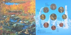 World Coins - Finland, 1 Cent to 2 Euro, euro set - gold panning, 2003, Mint of Finland, BU