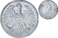 World Coins - Austria, 2 Groschen, 1974