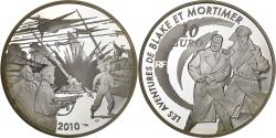 World Coins - France, 10 Euro, Les Aventures de Blake et Mortimer, 2010, Paris, Silver