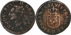 World Coins - France, Louis XVI, Liard, 1791, La Rochelle, Copper, , Gadoury:348