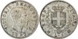 World Coins - Coin, Italy, Vittorio Emanuele II, Lira, 1863, Milan, , Silver, KM:5a.1