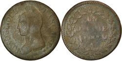 World Coins - Coin, France, Dupré, Decime, AN 7, Paris, , Bronze, KM:644.1