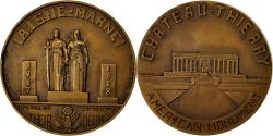 World Coins - France, Medal, Château-Thierry, Monument Américain, Possesse,