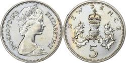 World Coins - Great Britain, Elizabeth II, 5 New Pence, 1979, Copper-nickel, , KM:911