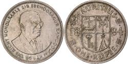World Coins - Mauritius, Rupee, 1994, Copper-nickel, , KM:55