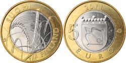 World Coins - Finland, 5 Euro, 2011, Vantaa, , Bi-Metallic, KM:162