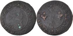 World Coins - Coin, France, Ardennes, Jean-Théodore, Double Tournois, 1634, Cugnon