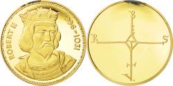 World Coins - France, Medal, Les Rois de France, Robert II, History, , Vermeil