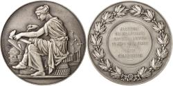 World Coins - France, Medal, French Third Republic, Business & industry, , Silver