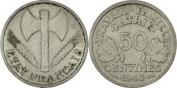 World Coins - Coin, France, Bazor, 50 Centimes, 1943, , Aluminum, KM:914.1
