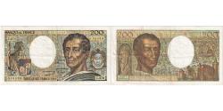 World Coins - France, 200 Francs, Montesquieu, 1989, C.070, AU(50-53), Fayette:70.09, KM:155c