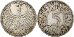 World Coins - Germany, 5 Mark, 1965, Hamburg, Silver,