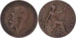 World Coins - Coin, Great Britain, 1/2 Penny, 1913