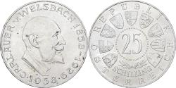 World Coins - Austria, 25 Schilling, 1958, Silver, EF(40-45), KM:2884