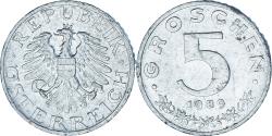 World Coins - Austria, 5 Groschen, 1989