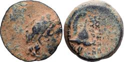 Ancient Coins - Seleukid Kingdom, Diodote Tryphon, Æ, 142-138 BC, Antioch, Bronze,