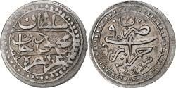 World Coins - Algeria, Mahmud II, 1/8 Budju, 1829/AH1244, Silver,