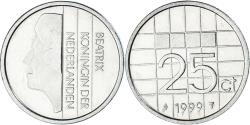 World Coins - Coin, Netherlands, 25 Cents, 1999