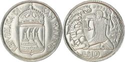 World Coins - Coin, San Marino, 10 Lire, 1973, Rome, , Aluminum, KM:25