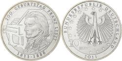 World Coins - Germany, 10 Euro, Proof, 2011, Karlsruhe, Silver, , KM:295