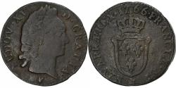 World Coins - France, Louis XV, Sol, 1766, Aix, Copper, , Gadoury:279