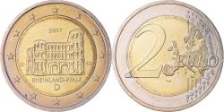 World Coins - GERMANY - FEDERAL REPUBLIC, 2 Euro, Rhénanie-Palatinat, 2017, Munich,