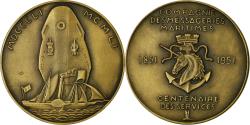 World Coins - France, Medal, Compagnie des Messageries Maritimes, Shipping, 1951, Lavrillier