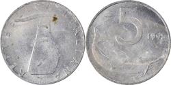 World Coins - Coin, Italy, 5 Lire, 1995