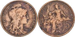 World Coins - Coin, France, Dupuis, 5 Centimes, 1917, Paris, , Bronze, KM:842
