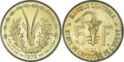 World Coins - Coin, West African States, 5 Francs, 1972