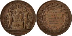 World Coins - Algeria, Medal, Concours Agricole de Mascara, Colonisation Française, 1860