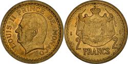 World Coins - Coin, Monaco, 2 Francs, 1943, Paris, , Cupro-Aluminium, Gadoury:134